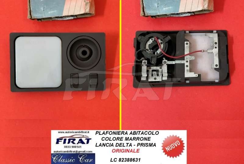 PLAFONIERA ABITACOLO LANCIA DELTA - PRISMA MARRONE (82388631)